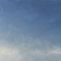 2026, Wolkenstudie, Öl auf Holz