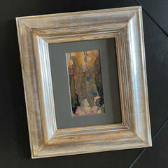 Bild aus der J. S. Bach-Serie in Barock-Rahmen